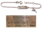 Preview: Schildband Delfin silber