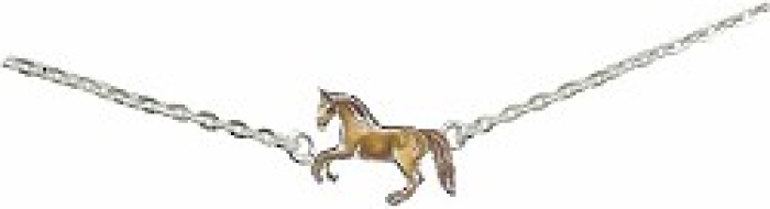 Kinderkette Pferd braun