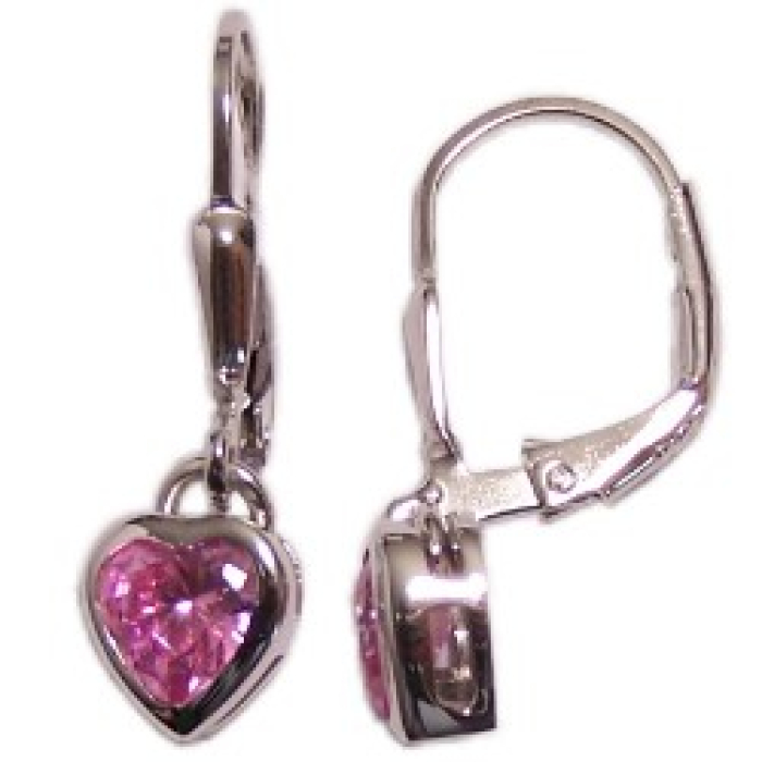 Kinderohrschmuck rosa Herzen Herzen