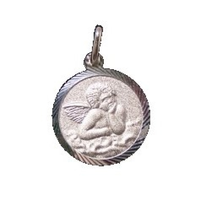 Schutzengel silber Gravur