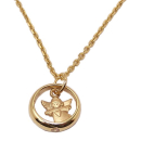 Taufring mit Engel gold