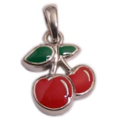 Kinderschmuck Kettenanhänger Kirsche